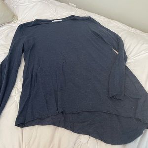 Navy long sleeve shirt